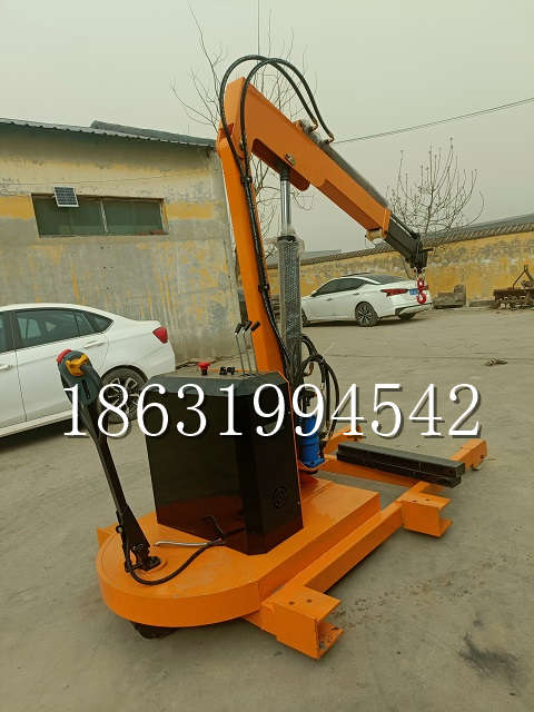 顺城区自卸车厢随车吊 自制轮式四不像起重机 四驱平板吊 5吨 贵盛